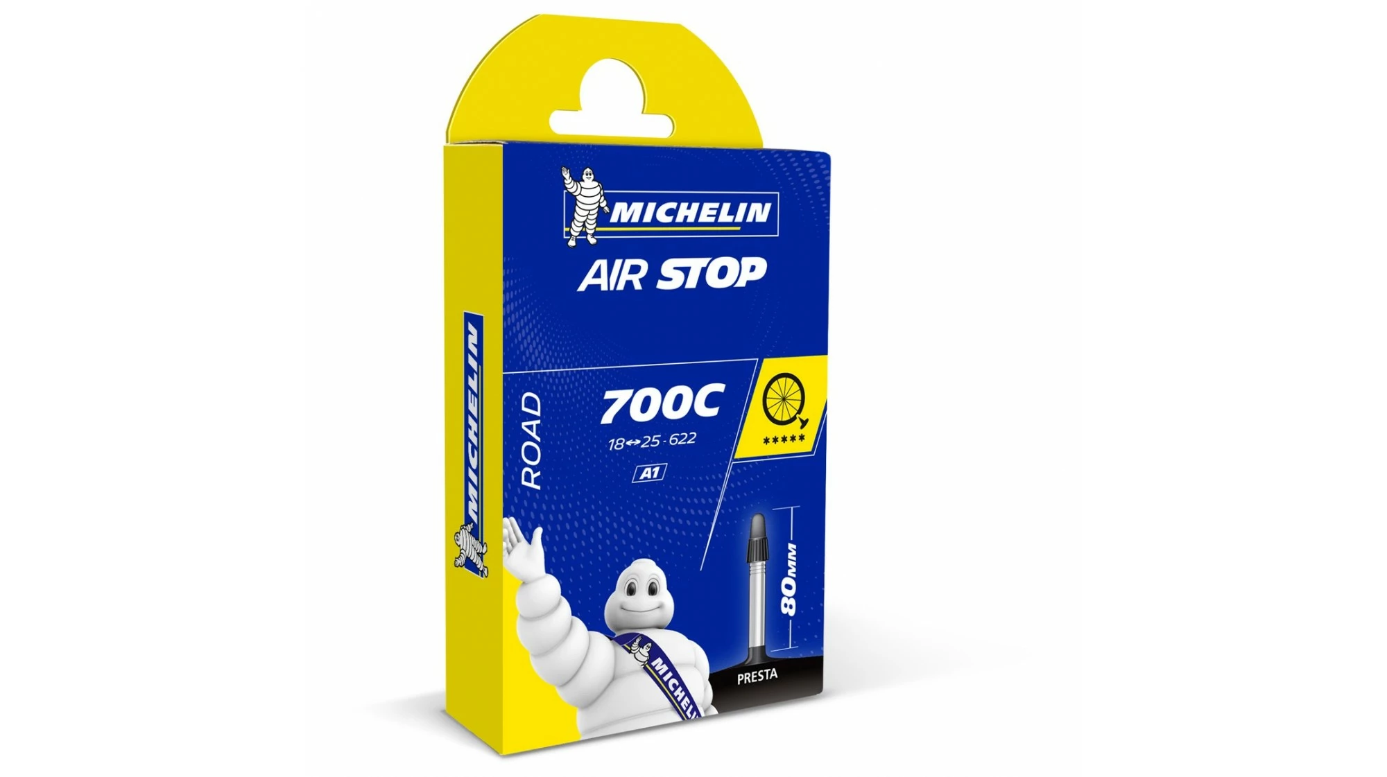 CHAMBRE A AIR 700 X 18/23 MICHELIN 80MM 3 CHAMBRE A AIR 700 X 18/23 MICHELIN 80MM