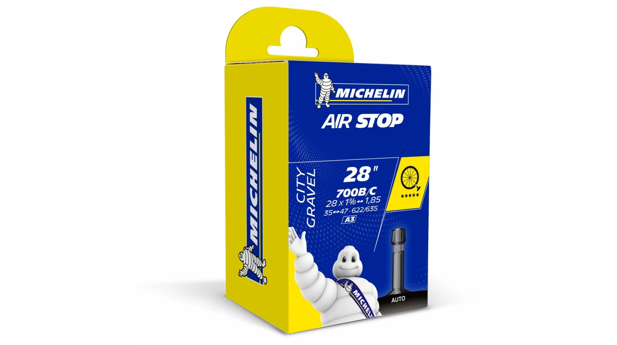 CHAMBRE A AIR 700 X 35/47 MICHELIN SCHRADER 3 CHAMBRE A AIR 700 X 35/47 MICHELIN SCHRADER