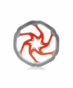 DISQUE XLC 203MM 6 TROUS ROUGE