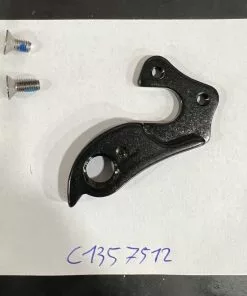 PATTE DE DERAILLEUR 2T AR ALU NOIR -Promos Vélos Boutique patte de derailleur 2t ar alu noir 1